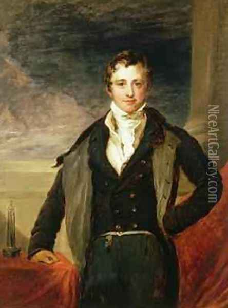Portrait of Sir Humphry Davy 1778-1829 Oil Painting - John Linnell