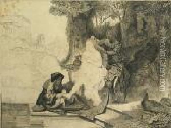 Bathsheba - Au Bain Oil Painting - Rembrandt Van Rijn