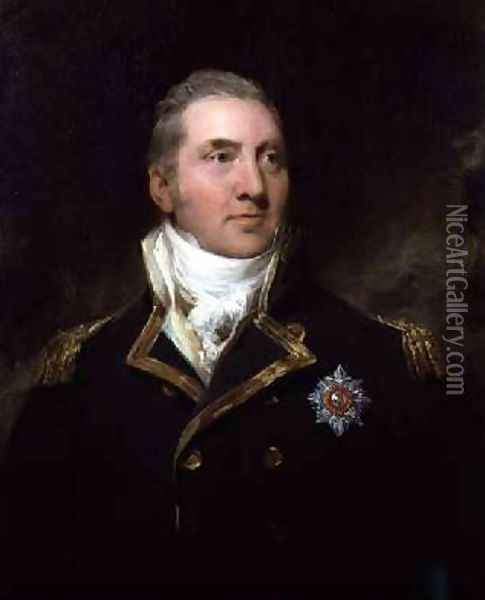 Portrait of Admiral Sir Edward Pellew Oil Painting - Sir Thomas Lawrence