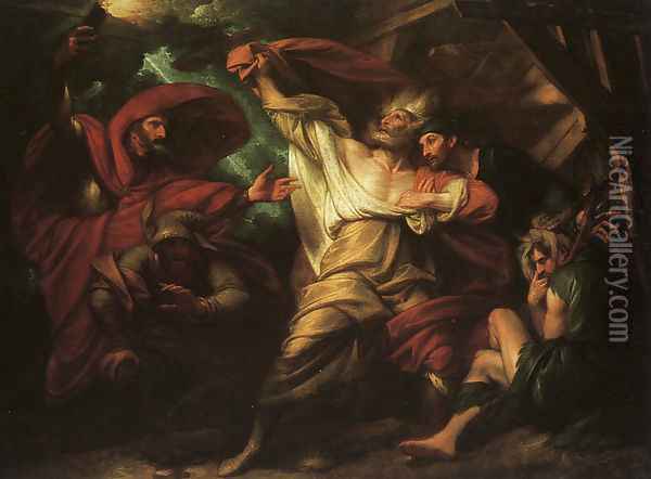 King Lear, 1788 Oil Painting - Benjamin West