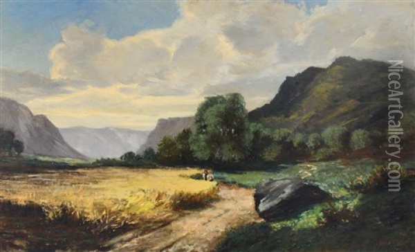 Paesaggio Oil Painting - Giovanni Beltrami
