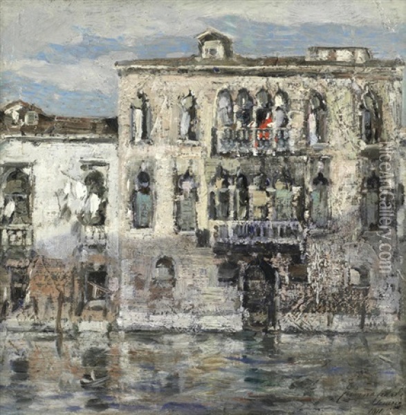 Venice Oil Painting - Emma Ciardi