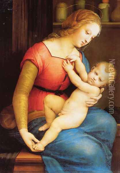 Orleans Madonna Oil Painting - Raffaelo Sanzio