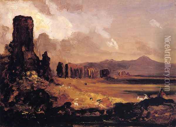 Campagna di Roma Oil Painting - Henry John Boddington