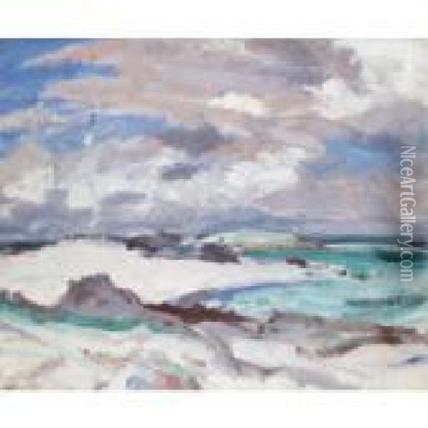 Iona, The North Shore Oil Painting - Samuel John Peploe