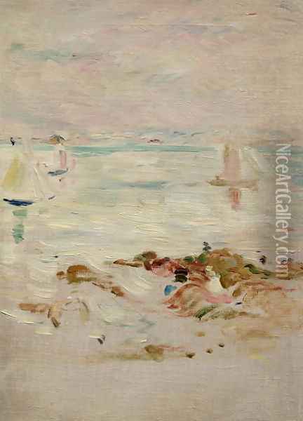 Sailboats 1894 Oil Painting - Berthe Morisot