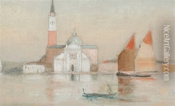Venice Oil Painting - Thomas Millie Dow