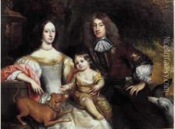 Portrait De Famille Oil Painting - Pieter Nason