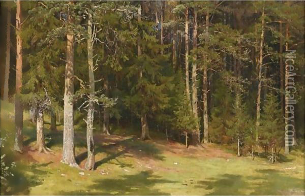 The Clearing 2 Oil Painting - Ivan Shishkin