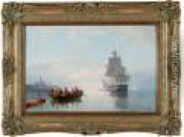 Marine Oil Painting - Pieter Cornelis Dommershuijzen