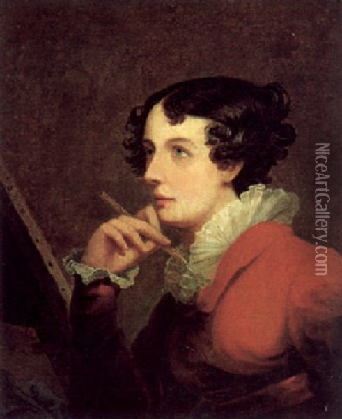Portrat Einer Malerin Oil Painting - Sir Henry Raeburn