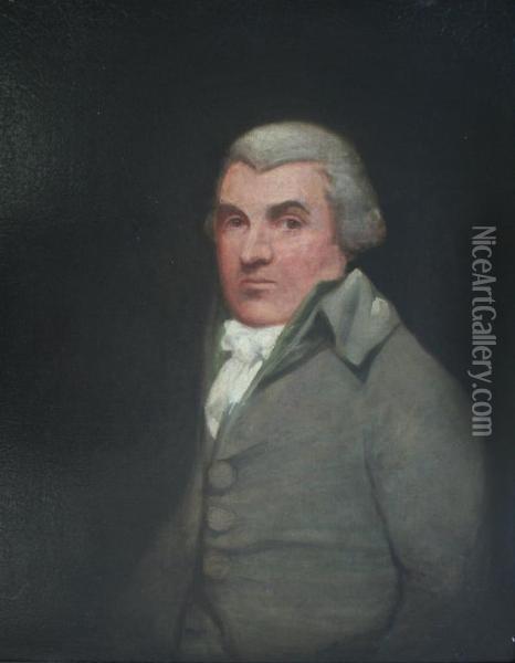 Portrait Of Nathaniel Martin Oil Painting - Thomas Beach