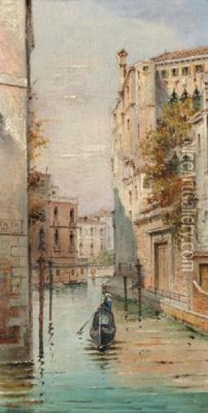 Motiv Aus Venedig Oil Painting - Giovanni Grubacs