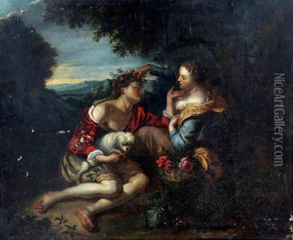 Granida Et Daifilo Oil Painting - Carel de Moor