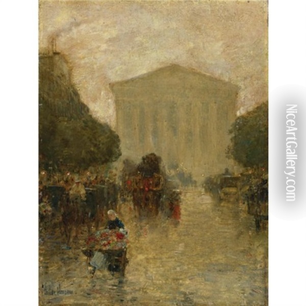 Twilight After Rain Oil Painting - Childe Hassam