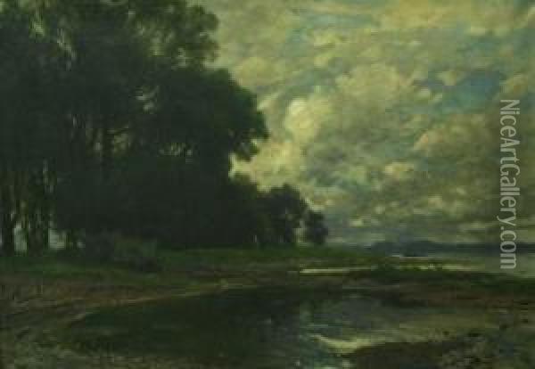 Bodenseelandschaft Oil Painting - Wilhelm Frey