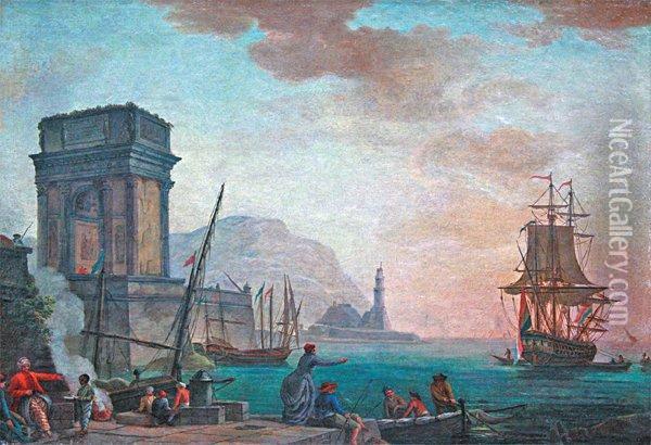 Marine Oil Painting - Clyde Du Vernet Hunt