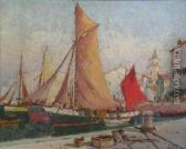 Falmouth Oil Painting - James Greig