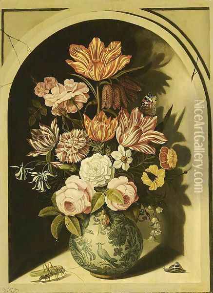 Still-Life 1635 Oil Painting - Bartholomeus Assteyn