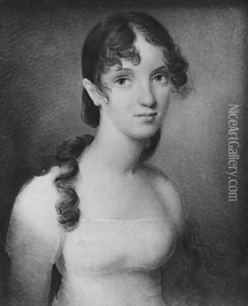 Matilda Ridley (Mrs. Robert Watts) Oil Painting - Anson Dickinson