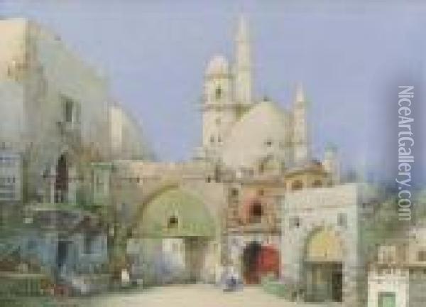 Beneath Arabian Skies Oil Painting - Noel Harry Leaver