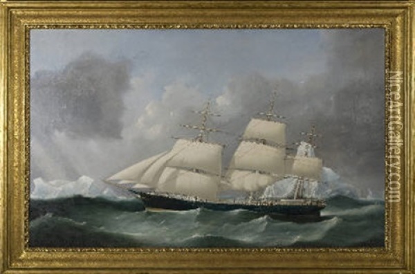 The American Clipper Ship Flying Cloud Oil Painting - Frederick Tudgay