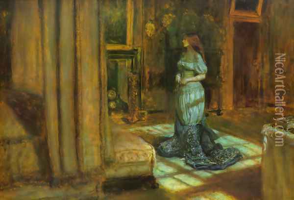 The Eve of St. Agnes Oil Painting - Sir John Everett Millais