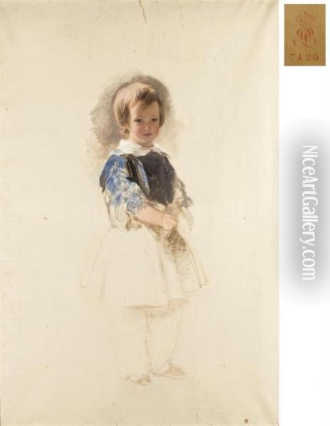 Esquisse Pour Le Portrait De Louis-philippe Oil Painting - Franz Xavier Winterhalter