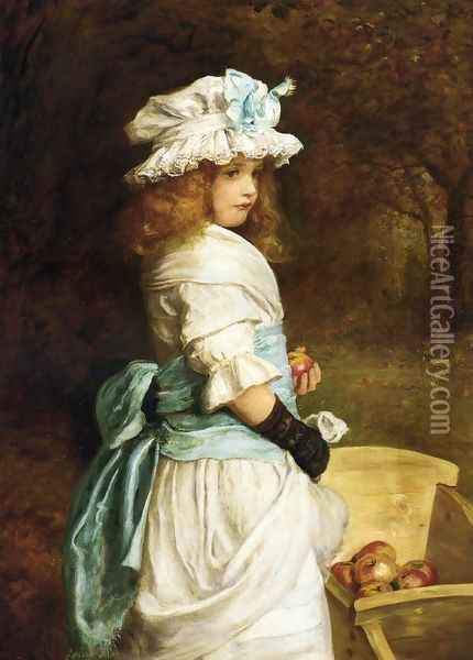 Pomona Oil Painting - Sir John Everett Millais