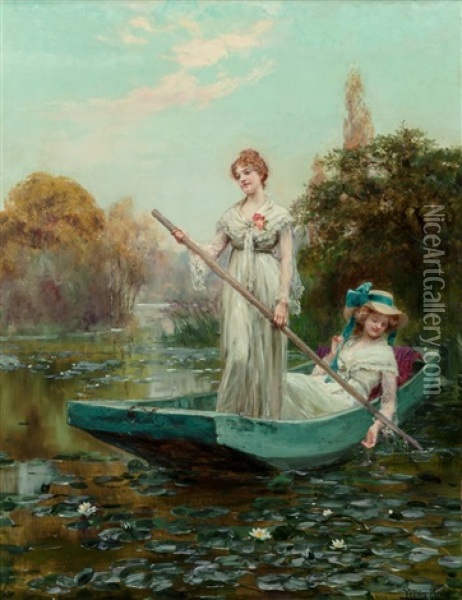 The Lady Of The Lake Oil Painting - Henry John Yeend King