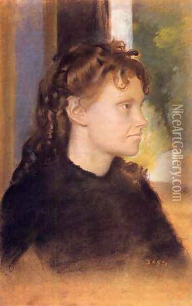 Mme. Theodore Gobillard, nee Yves Morisot Oil Painting - Edgar Degas