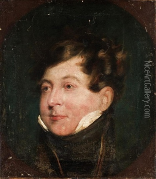 Portrait Of King George Iv Oil Painting - Thomas Lawrence