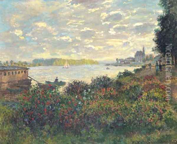 La Seine à Argenteuil 2 Oil Painting - Claude Oscar Monet