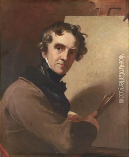 Self Portrait Oil Painting - Thomas Sully