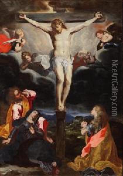 Federico Barocci Il Cristo Crocefisso E I Dolenti Oil Painting - Alessandro Vitali