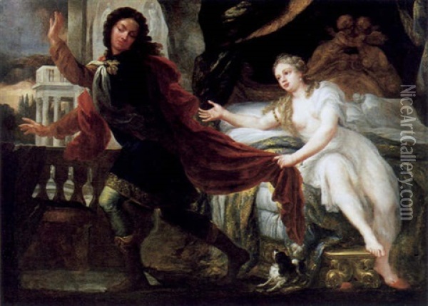 Joseph Und Die Frau Des Potiphar Oil Painting - Andrea Celesti
