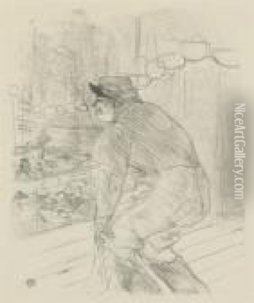 Polin, From Portraits D'acteurs & Actrices Oil Painting - Henri De Toulouse-Lautrec