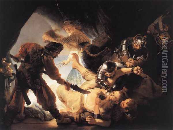 The Blinding of Samson 1636 Oil Painting - Rembrandt Van Rijn