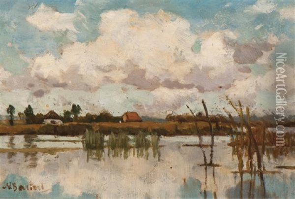 Riviergezicht Oil Painting - Nicolaas Bastert