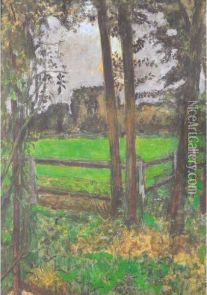 La Prairie Oil Painting - Jean-Edouard Vuillard