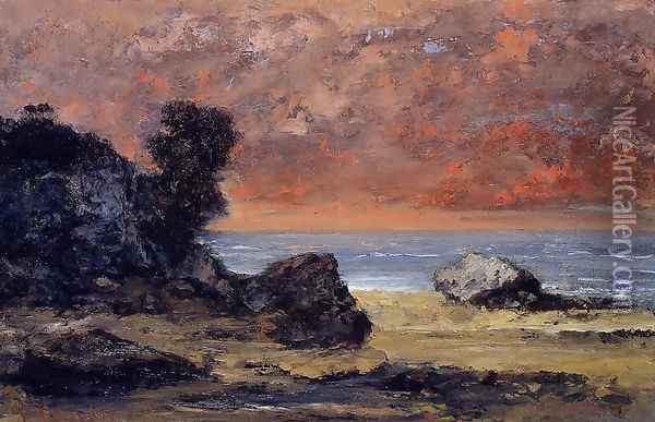 After the Storm Oil Painting - Gustave Courbet