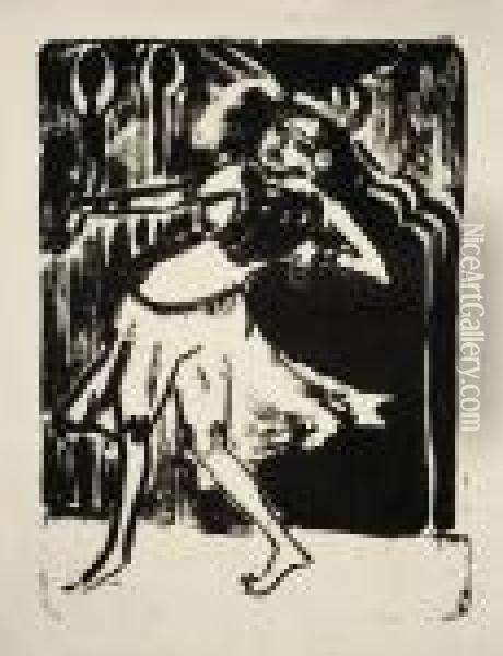 Indische Tanzerin Oil Painting - Ernst Ludwig Kirchner