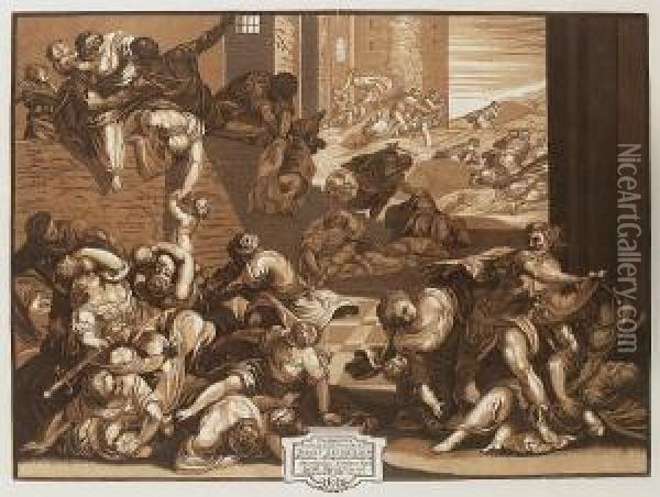 Massacre Of The Innocents Oil Painting - John Jackson
