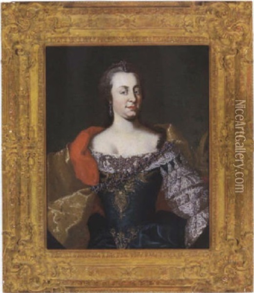 Kaiserin Maria Theresia Oil Painting - Martin van Meytens the Younger