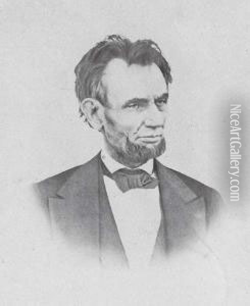 Abraham Lincoln Oil Painting - Henry F. Warren