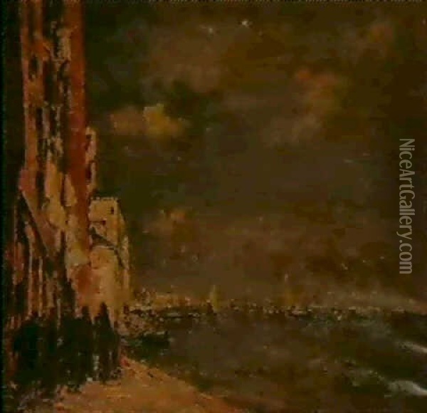 Quinto De Treviso Oil Painting - Beppe Ciardi