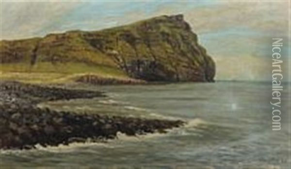 Coastal Scenery Oil Painting - Joen Waagstein