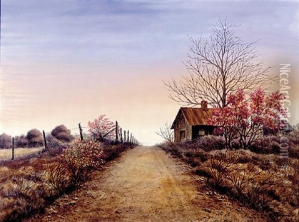 Country Road Oil Painting - Carroll Butler Brown