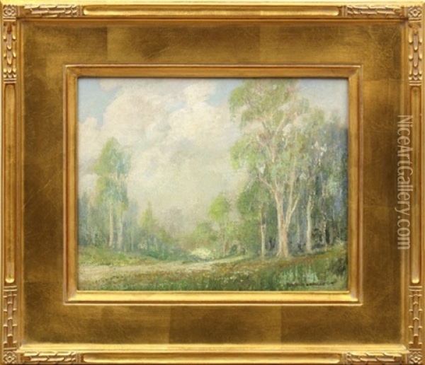 Eucalyptus Grove Oil Painting - Edward M. Langley