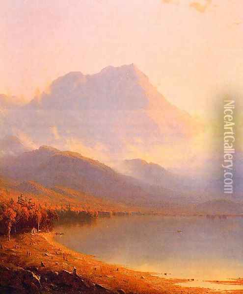 Morning In The Adirondacks Oil Painting - Sanford Robinson Gifford